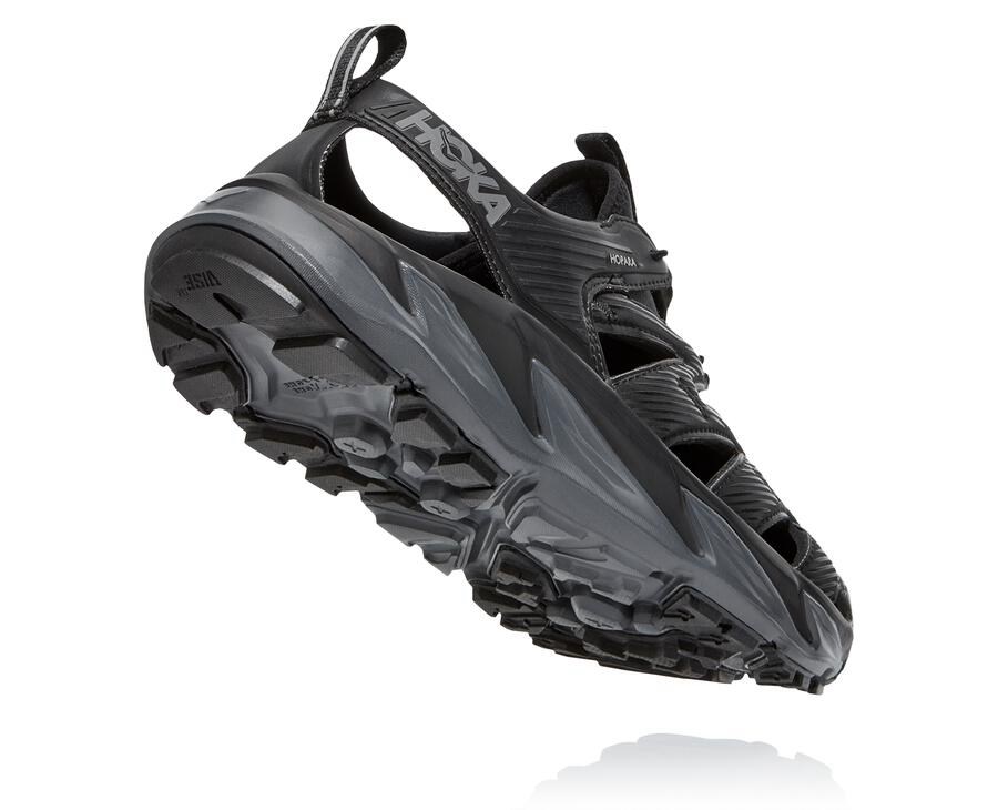 Hoka One One Mens Sandals - Hopara - Black - PVAM37041